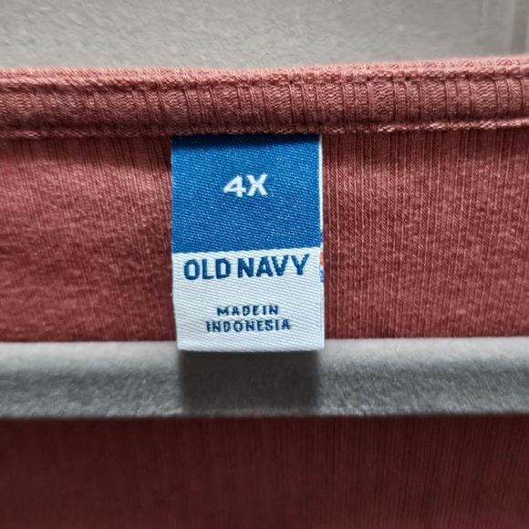 NWT Old Navy Wedgewood Mauve Square Neck Bodysuit Size 4X - Picture 4 of 5